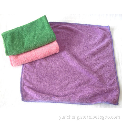 30X30cm Microfiber Weft Knitting Dust Cloth (YRCC505)